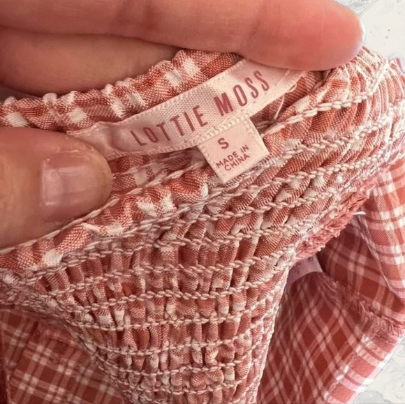 PACSUN LOTTIE MOSS gingham bustier tank - Picture 4 of 4